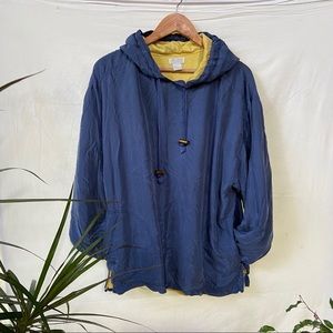 Robert Stock Limited 100%silk vintage hoodie